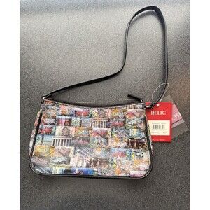 NWT RELIC Hologram Purse New York City Collage Graffiti Handbag Shoulder Bag Y2K